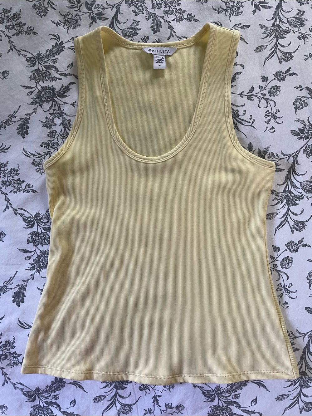 Athleta Signature Rib Scoop Tank Top Solstice